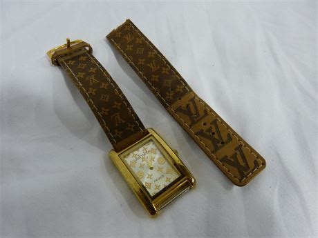 louis vuitton paris watch blue dial vintage|Louis Vuitton Vintage Watch .